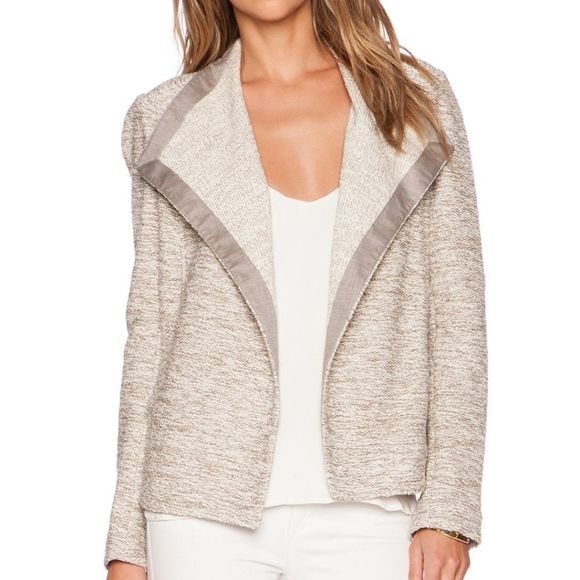 Vince Drape Neck Marled Jacket Sz. XS Pristine $395 Retail - Picture 16 of 16